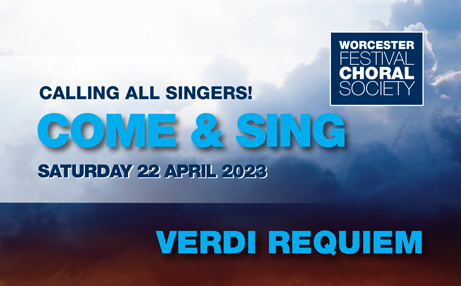 Come & Sing Verdi Requiem choral workshop Sat 22 April 2023