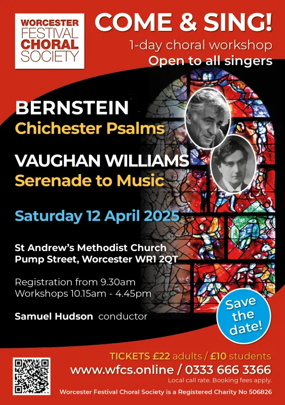 ‘Come & Sing’ Bernstein in our Worcester choral workshop image