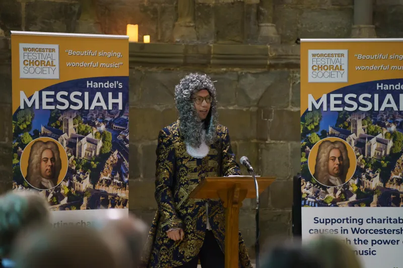 Hallelujah flashmob opens Messiah charity launch event image